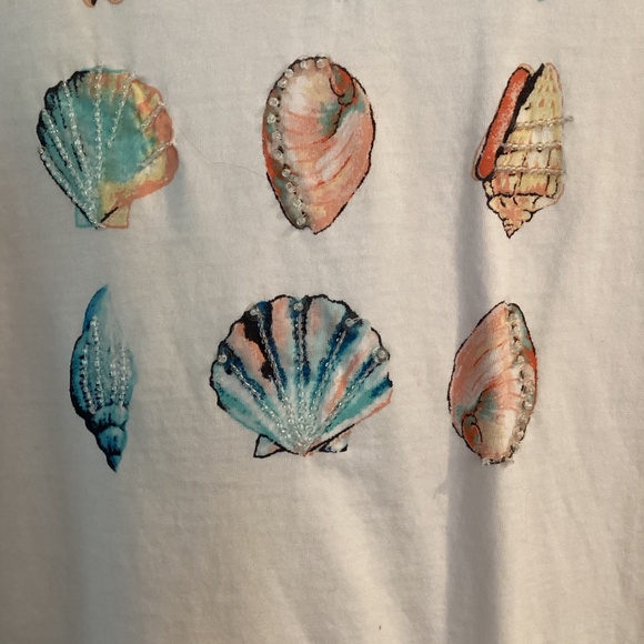 Talbots Ladies Sparkly Tee M - Picture 2 of 3